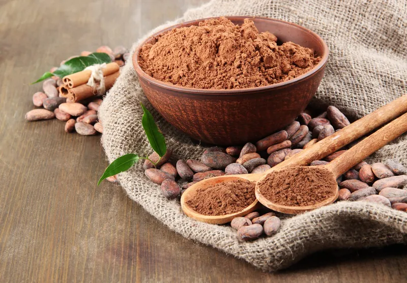 Bột cacao là nguyên liệu làm nên nhiều món ăn và thức uống hấp dẫn