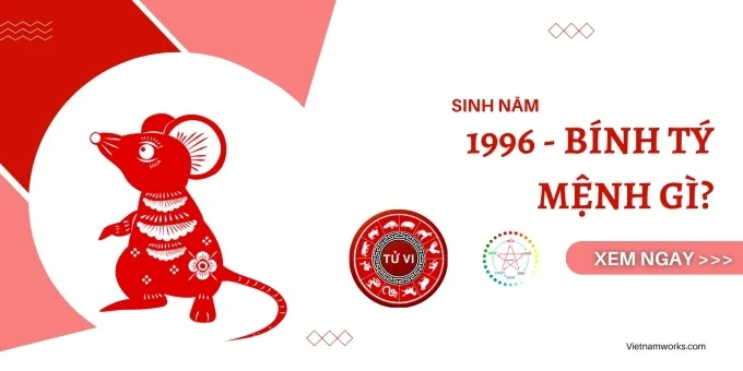 sinh 1996 tuổi con gì