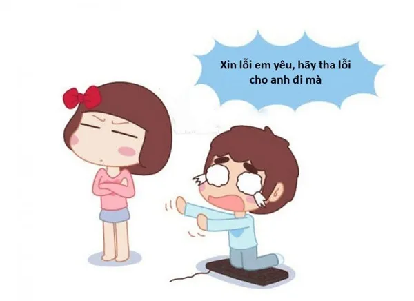 Alt: Cặp đôi đang ôm nhau, chàng trai an ủi cô gái