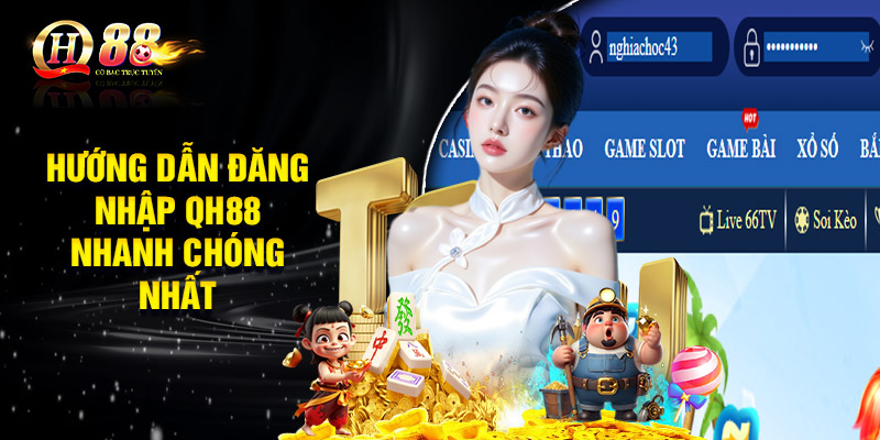 Hướng dẫn đăng nhập QH88 nhanh chóng nhất