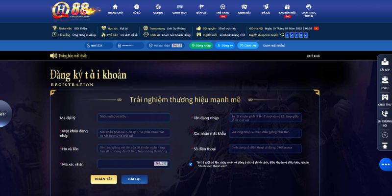 4 bước đăng ký QH88 chi trong nháy mắt